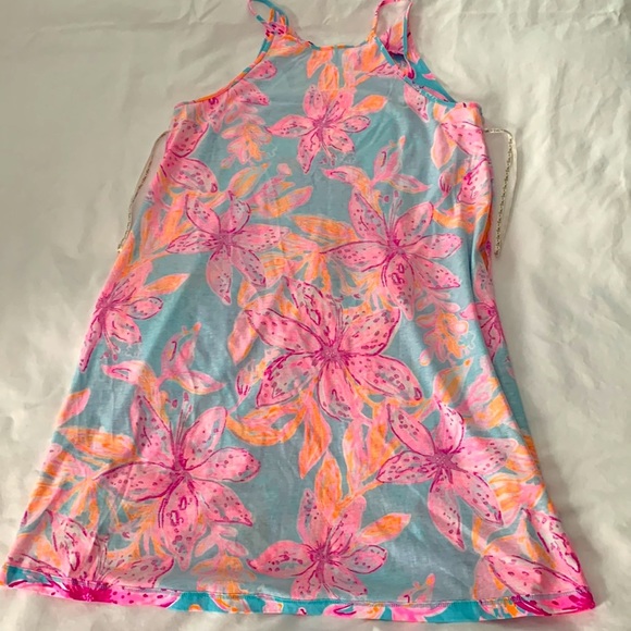 Lilly Pulitzer Margot Dress SZ Small Surf Blue Bonita Blooms - Picture 13 of 16